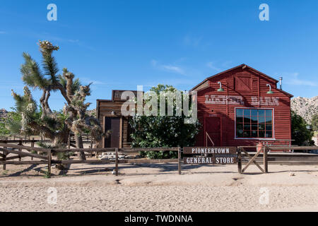 Pioneertown im südlichen Kalifornien, USA Stockfoto