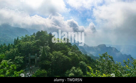 Die Landschaft der Lushan, Provinz Jiangxi Stockfoto