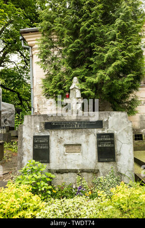 Lychakiv Friedhof, Lviv, Ukraine. Stockfoto