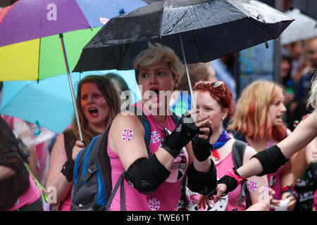 Stolz in London Parade 2014 in London, England Stockfoto