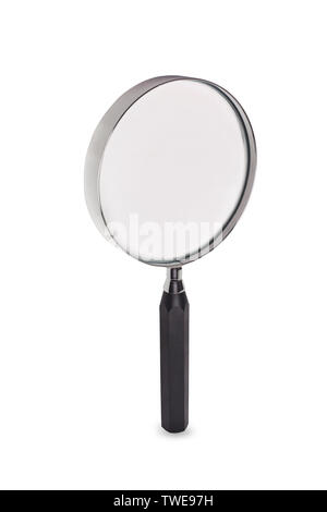 Nahaufnahme einer Lupe Stockfoto