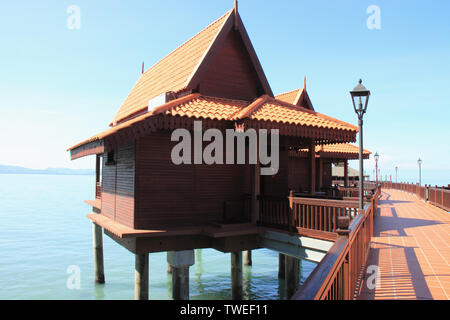 Chalet am Meer, Langkawi Island, Malaysia Stockfoto