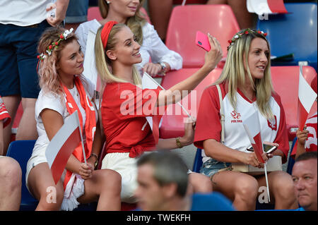 Bologna, Italien. Juni, 2019 19. während der UEFA EURO 2019 U-21 Championship Match zwischen Italien U-21 und U-21 in Polen Stadio Renato Dall'Ara, Bologna, Italien am 19. Juni 2019. Foto von Giuseppe Maffia. Credit: UK Sport Pics Ltd/Alamy leben Nachrichten Stockfoto