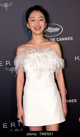 Die Kering Frauen in Bewegung Gala Awards, Cannes Film Festiva in Cannes, Frankreich Mit: Zhou Dongyu Wo: Cannes, Frankreich Wann: 19. Mai 2019 Credit: Pat Denton/WENN.com Stockfoto