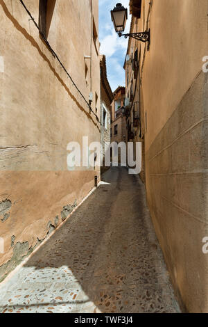 Straße der alten Stadt Toledo Stockfoto