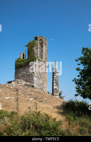 Mount Edgcumbe; die Torheit und Cornwall, UK Stockfoto