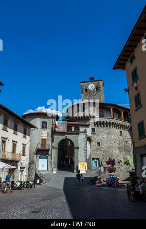 Castelnuovo di Garfagnana Stockfoto