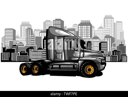 Liefer- transport, Lieferung. Land, Wasser und Luft Arten der Fortbewegung. Stock Vektor