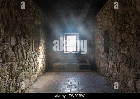 MacLeod Grab in St. Clements an Rodel auf der Isle of Harris auf den Äußeren Hebriden. Stockfoto