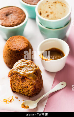 Ginger sticky Toffee pudding Stockfoto