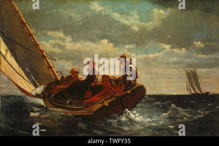 Winslow Homer - Breezing Up Fair Wind 1876 Stockfoto