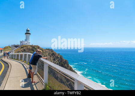 Straße bis zum Cape Byron Lighthouse, Cape Byron, Conservation Park, Byron Bay, New South Wales, Australien Stockfoto