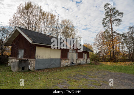 Boarding House für ältere Menschen tagsüber Ansicht von außen Stockfoto