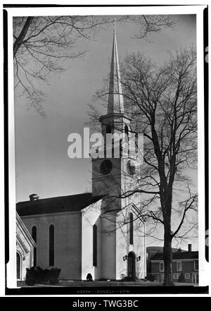 - Presbyterianische Kirche, Pionier und Elm Straßen, Otsego County, Cooperstown, Otsego County, NY Stockfoto