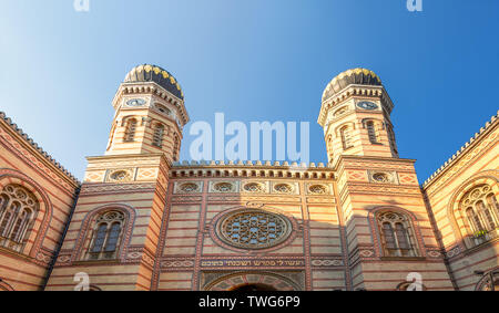 Die herrliche Dohany Synagoge in Budapest, Ungarn Stockfoto