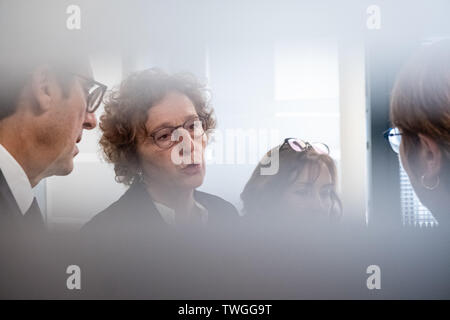 Portrait von Muriel Pénicaud Minister für Arbeit in Frankreich Stockfoto