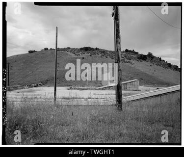 Stahlbetondecke Dach vom südwestlichen Rand, Blick nach Nordosten. - Glenn L. Martin Company, Titan Missile Test, Captive Test D-1 stehen, Waterton Canyon Road und Kolorado Landstraße 121, Lakewood, Jefferson County, CO Stockfoto