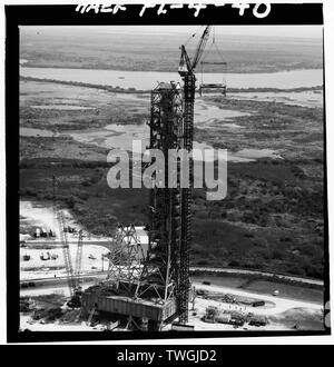 Ausbau der Stufe 380-Mobile Launcher, Kennedy Space Center, Titusville, Brevard County, FL Stockfoto
