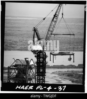 Ausbau der Stufe 380-Mobile Launcher, Kennedy Space Center, Titusville, Brevard County, FL Stockfoto