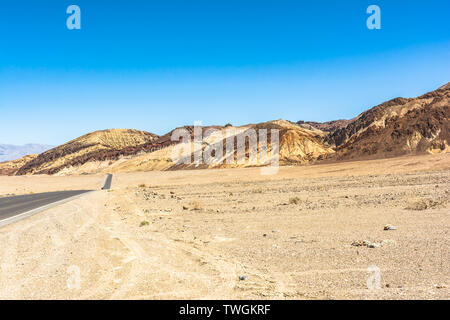 Artist Drive in Death Valley Nationalpark, Kalifornien Stockfoto