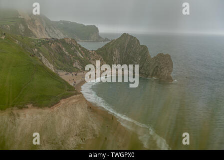 Strand bei Durdle Door Stockfoto