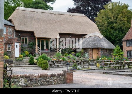 Das Crown Inn, Pishill, Oxfordshire, England. Stockfoto