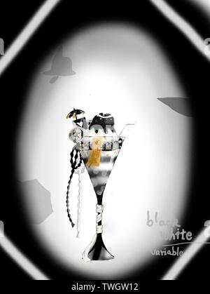 Das Bild zeichnen. Stockfoto