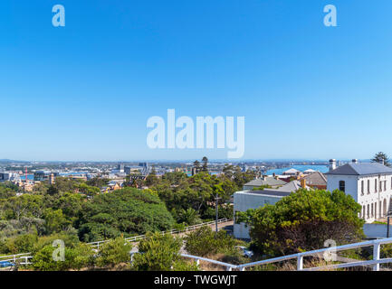 Blick über die Stadt von der Obelisk, King Edward Park, Newcastle, New South Wales, Australien Stockfoto