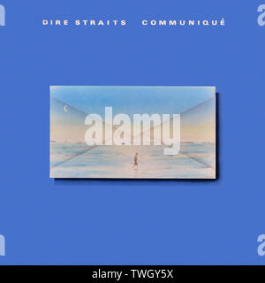 Dire Straits - original Vinyl Album Cover - Kommuniqué - 1979 Stockfoto