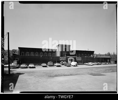 Randall Seite, Fotograf, April 1978. Ansicht von Norden Fassade. - Glencoe Cotton Mills, State Route 1598 und 1600, Glencoe, Alamance County, NC Stockfoto