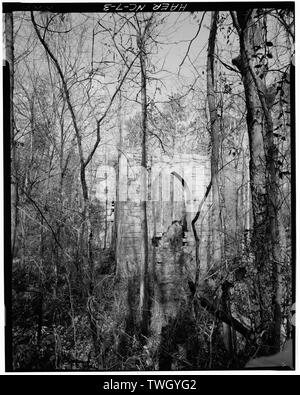 Randall Seite, Fotograf, Dezember 1977. Blickrichtung Südwest. - McCulloch Gold Mill, Kupfer Zweig, nördlich von der State Route 1153, Jamestown, Guilford County, NC Stockfoto