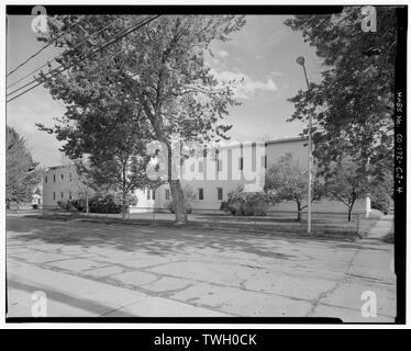 Hinten (Nordseite) von Gebäude - Fitzsimons General Hospital, Offener Tuberkulose Ward, West Pennington Avenue und Norden Hickey Straße Südwestecke, Aurora, Adams County, CO Stockfoto