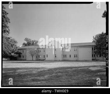 Hinten (Norden) Seite - Fitzsimons General Hospital, der Schiffsoffiziere tuberkulösen Ward, West Hunter Avenue, 375 Meter östlich von Süden Hutton Straße, Aurora, Adams County, CO Stockfoto