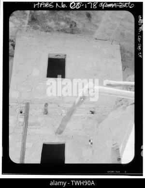 Zimmer 21 B - Balkon Haus, Cortez, Montezuma County, CO Stockfoto