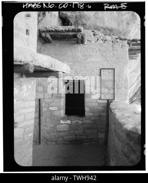 Zimmer 5 - Balkon Haus, Cortez, Montezuma County, CO Stockfoto