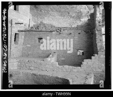 Zimmer 15 und 16 - Balkon Haus, Cortez, Montezuma County, CO Stockfoto