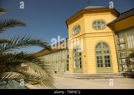 Orangerie auf dem Gelände des Schlosses Esterházy in Eisenstadt (Burgenland, Österreich). Die Orangerie wurde in der Mitte des 19. Jahrhunderts gebaut und Stockfoto