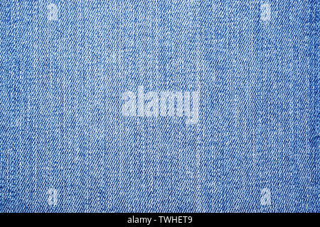 Light Blue Jeans, Denim Textur Textur Hintergrund Hintergrund. Stockfoto