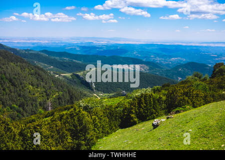 Schönen Anblick von oben os Santo Domingo in Longas, Spanien Stockfoto