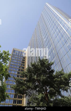 Moderne Architektur, das Verlagshaus der Axel Springer AG in Berlin, Deutschland Stockfoto