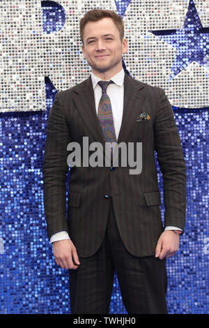 Rocketman UK Premiere - Ankunft mit: Taron Egerton Wo: London, Großbritannien Wann: 20. Mai 2019 Credit: Lia Toby/WENN.com Stockfoto