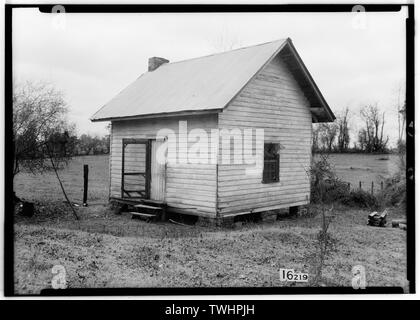 Historischer amerikanischer Gebäude Umfrage Alex Bush, Fotograf, Dezember 26, 1934 DIENER COTTAGE - Magnolie-waldung, 1002 Hobson Street, Greensboro, Hale County, AL Stockfoto