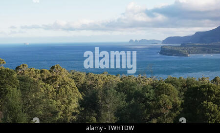 Pirates Bay, Eaglehawk Neck in Tasmanien Stockfoto