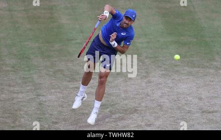 Dulmen, Deutschland. Juni, 2019 20. Männer ATP-Turnier Steve Johnson, Aktion | Nutzung der weltweiten Kredit: dpa/Alamy leben Nachrichten Stockfoto