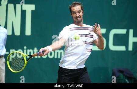 Dulmen, Deutschland. Juni, 2019 20. Männer ATP-Turnier, Richard Gasquet, FRA | Verwendung der weltweiten Kredit: dpa/Alamy leben Nachrichten Stockfoto