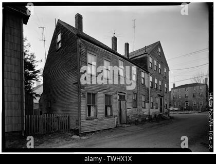 Seitenansicht - William Pitt Taverne, 402-404 Hof Straße, Portsmouth, Rockingham County, NH Stockfoto