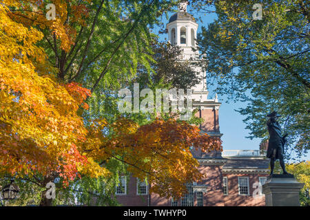 Die Independence Hall INDEPENDENCE MALL HISTORIC DISTRICT in Downtown Philadelphia Pennsylvania USA Stockfoto