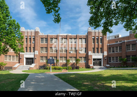 Little Rock, Arkansas - Dunbar High School, Schule Little Rock's für schwarze Studenten vor Schulen der Stadt wurden integriert. Die Schule war Mo gebaut Stockfoto