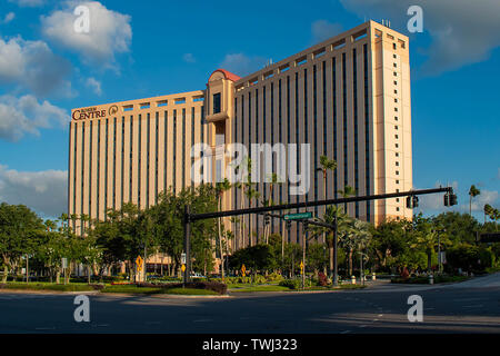 Orlando, Florida. 23. Mai 2019. Panoramablick auf Rosen Centre Hotel am International Drive Stockfoto