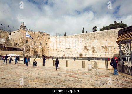 Israel, Jerusalem, Jüdischer Friedhof, Goldene Moschee, Moschee, weinend Wand, Juden, Judentum, Stadt, antike Stadt, Ruinen, Stätten, Denkmäler Stockfoto